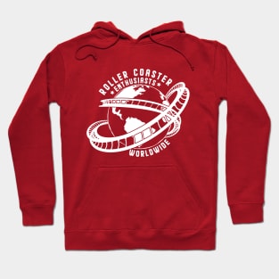 Roller Coaster Enthusiasts Worldwide, Roller Coaster Globe Hoodie